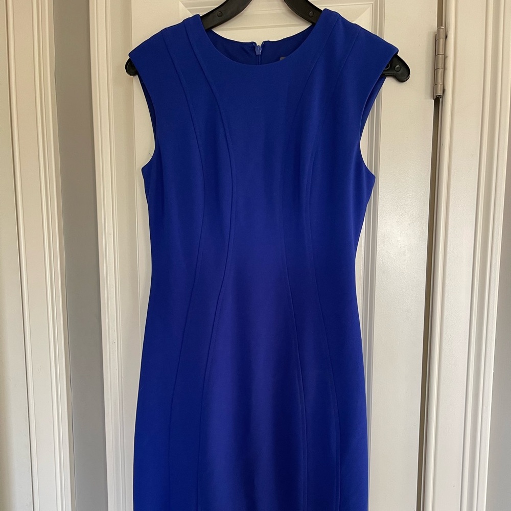 Vince Camuto Royal Blue Midi Dress